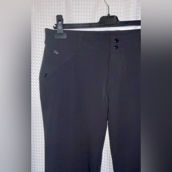 Women’s LOLË‎ black nylon hiking stretchy pants with zipped pockets size 10 - Picture 2 of 14